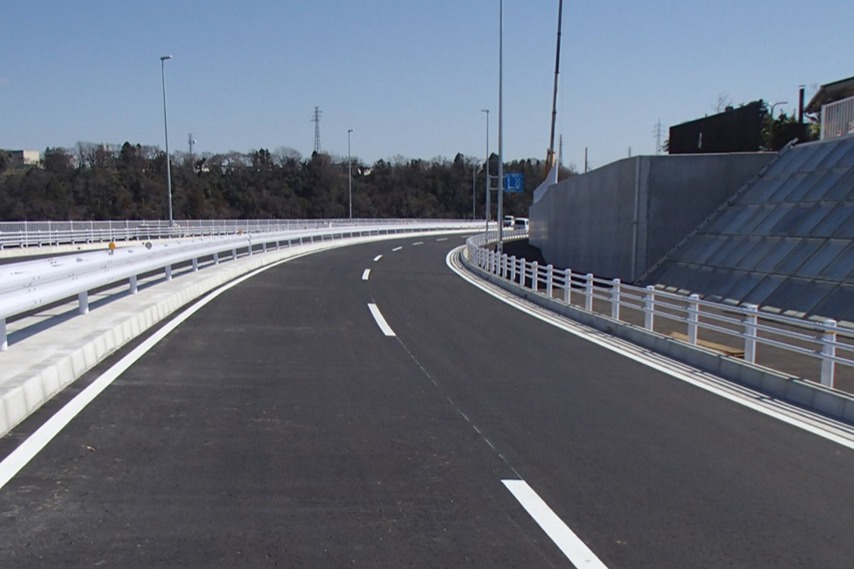 道路標示施工実績1